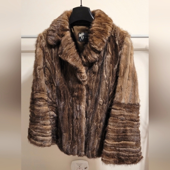 100% real Mink Coat - Picture 1 of 4
